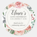 Search for sixtieth birthday stickers Elegant
