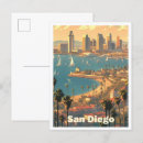 Search for vintage san diego postcards Illustration