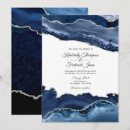 Search for navy and silver wedding invitations Blue