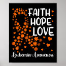Search for faith hope love posters Leukemia