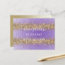 Search for sparkling postcards Gold