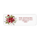 Search for red green return address labels Watercolor