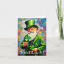 Search for irish luck cards Leprechaun