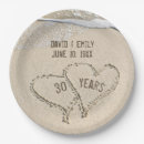 Search for 30th anniversary plates Heart