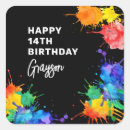 Search for red green and yellow stickers For kids