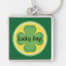 Search for shamrock clover key rings Lucky charm