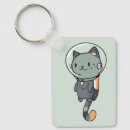 Search for cute astronaut key rings Kitten