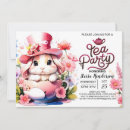 Search for tea time baby shower invitations Pink