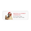 Search for funny chicken return address labels Hen