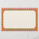 Search for gingham pattern stationery paper Retro