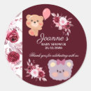 Search for red baby shower girl stickers Mother to be
