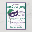 Search for mardi gras party invitations Nola