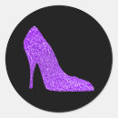 Search for glitter high heel stickers Girly