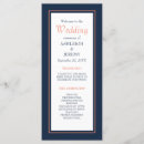 Search for navy wedding programmes Classic