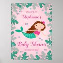 Search for mermaid baby shower posters Pink