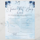 Search for flower baby shower games Blue