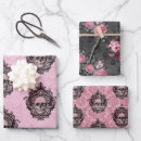 Search for pink skull wrapping paper Gothic
