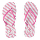 Search for nautical flipflops Striped