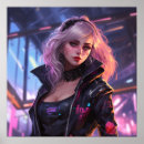 Search for cyberpunk posters Girl