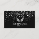 Search for silver foil business cards Black