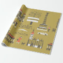 Search for landmark wrapping paper Travel