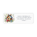 Search for home garden return address labels Watercolor