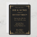 Search for gatsby bridal shower invitations Gold