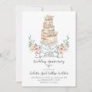Search for anniversary cake invitations Chic