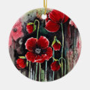 Search for poppy flower christmas tree decorations Poppies