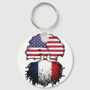 Search for french american key rings France
