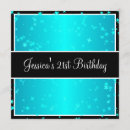 Search for black blue man birthday invitations Elegant
