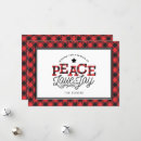 Search for red buffalo plaid christmas cards Typography
