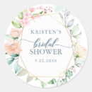 Search for pastel floral wedding stickers Dusty blue