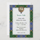 Search for clan tartan invitations Traditional