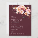 Search for autumn rehearsal dinner invitations The night before