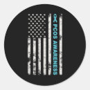 Search for teal awareness ribbon stickers Syndrome