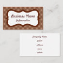 Search for fudge business cards Chocolate
