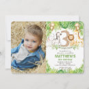 Search for 3 photo birthday invitations Boy 3rd birthday