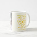 Search for 20th wedding anniversary mugs 20 years
