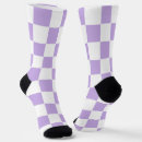 Search for lavender womens socks Chequered