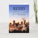 Search for seattle christmas cards Space needle
