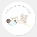 Search for blue stork boy stickers Watercolor