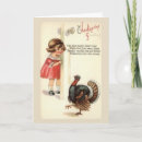 Search for vintage girl thanksgiving cards Feast