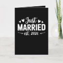 Search for just married wedding cards 2026