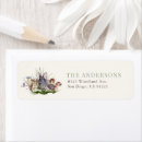 Search for enchanted forest return address labels Whimsical
