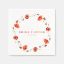 Search for poppy flower napkins Poppies