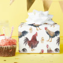 Search for farm animals wrapping paper Rooster