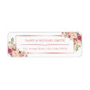 Search for rose frame return address labels Gold