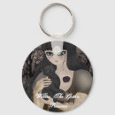 Search for goth round key rings Cute