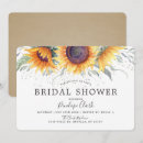 Search for rustic sunflower bridal shower invitations Barn